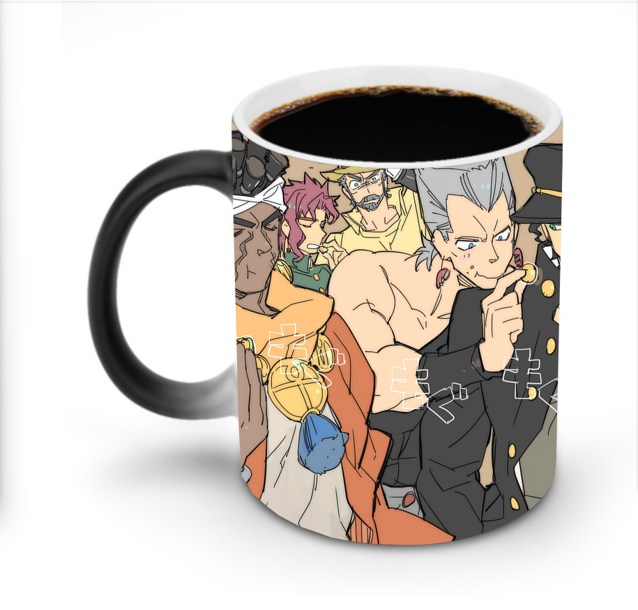 （画像用） ジョジョの奇妙な冒険 JoJo's Bizarre Adventure 温度変色マグカップ