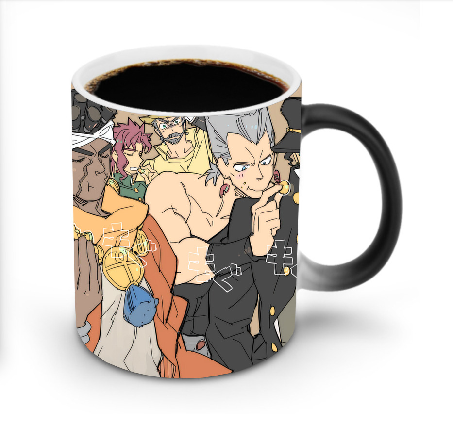 （画像用） ジョジョの奇妙な冒険 JoJo's Bizarre Adventure 温度変色マグカップ