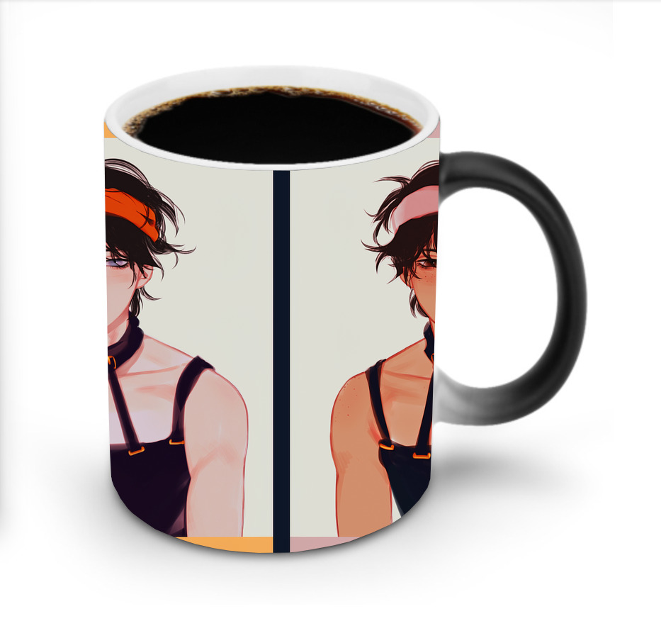 （画像用） ジョジョの奇妙な冒険 JoJo's Bizarre Adventure 温度変色マグカップ