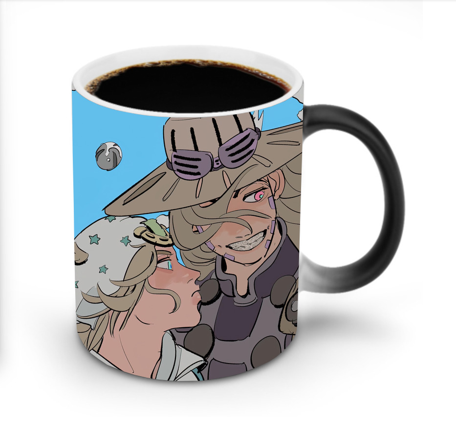 （画像用） ジョジョの奇妙な冒険 JoJo's Bizarre Adventure 温度変色マグカップ