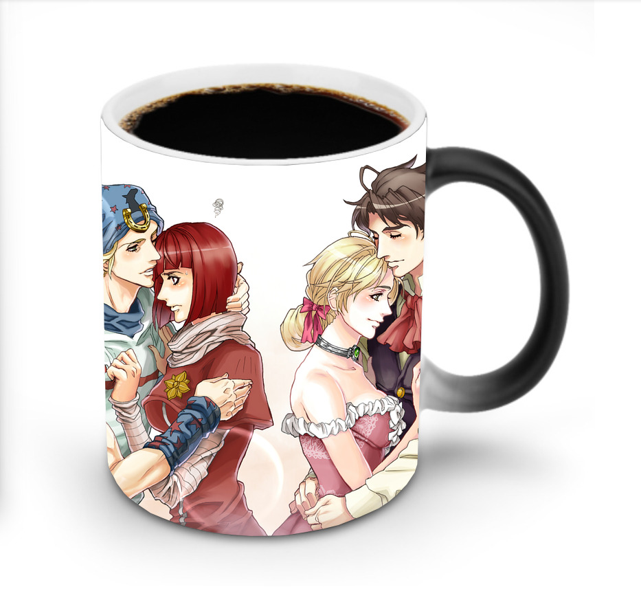 （画像用） ジョジョの奇妙な冒険 JoJo's Bizarre Adventure 温度変色マグカップ