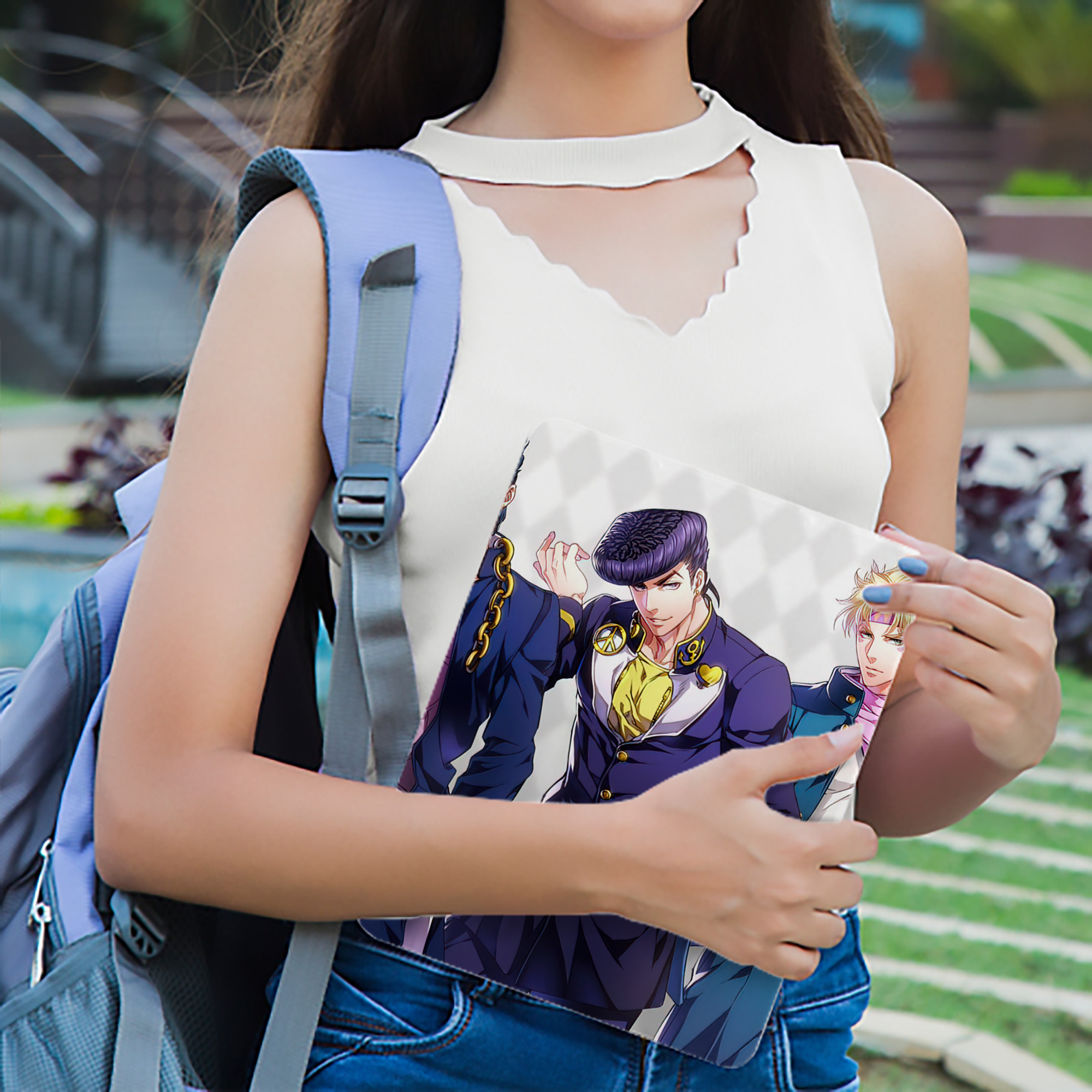 ジョジョの奇妙な冒険 JoJo's Bizarre Adventure IPad ケース ブック型 PUレザー TPU 耐衝撃 軽量 薄型 ペン収納なし 全面保護 IPad 各モデル対応