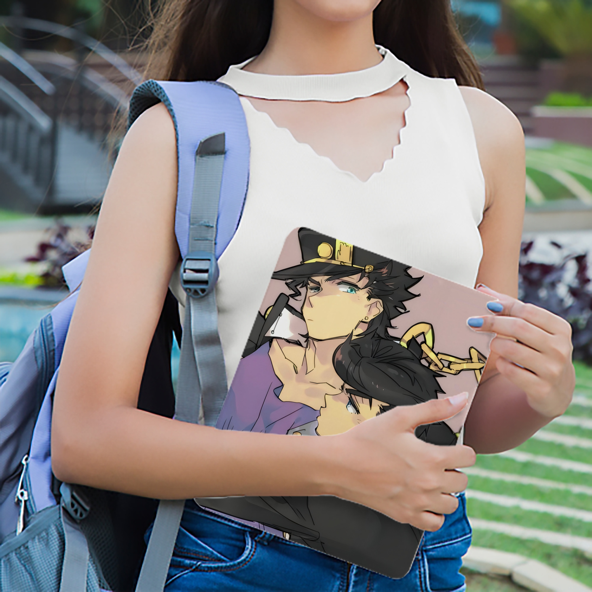 ジョジョの奇妙な冒険 JoJo's Bizarre Adventure IPad ケース ブック型 PUレザー TPU 耐衝撃 軽量 薄型 ペン収納なし 全面保護 IPad 各モデル対応