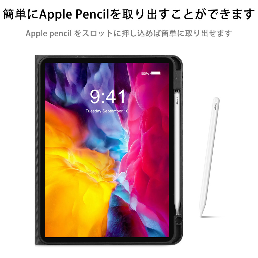 ジョジョの奇妙な冒険 JoJo's Bizarre Adventure IPadケース ペンホルダー付き ブックスタイルデザイン