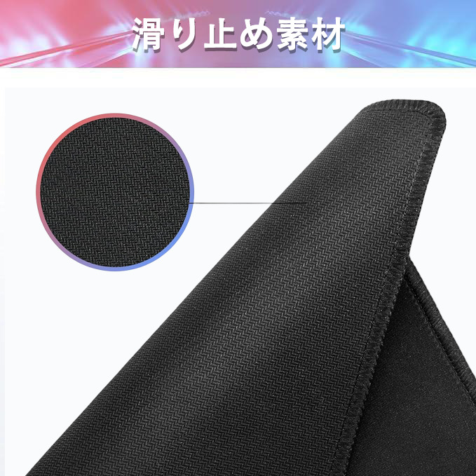 ジョジョの奇妙な冒険 JoJo's Bizarre Adventure マウスパッド ステッチ加工 ラバー素材 防水 滑り止め 超薄型 ゲーミング/オフィス対応