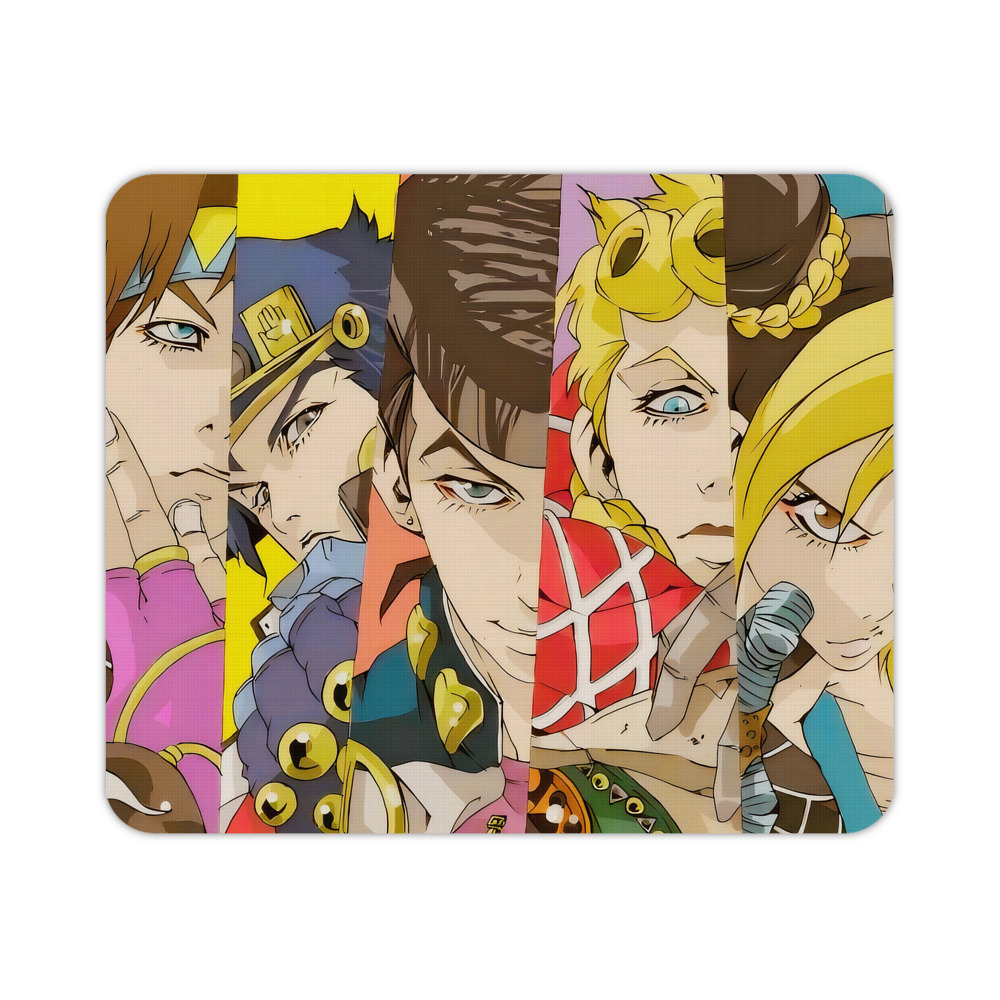 （画像用） ジョジョの奇妙な冒険 JoJo's Bizarre Adventure マウスパッド ステッチ加工 ラバー素材 防水 滑り止め 超薄型 ゲーミング/オフィス対応