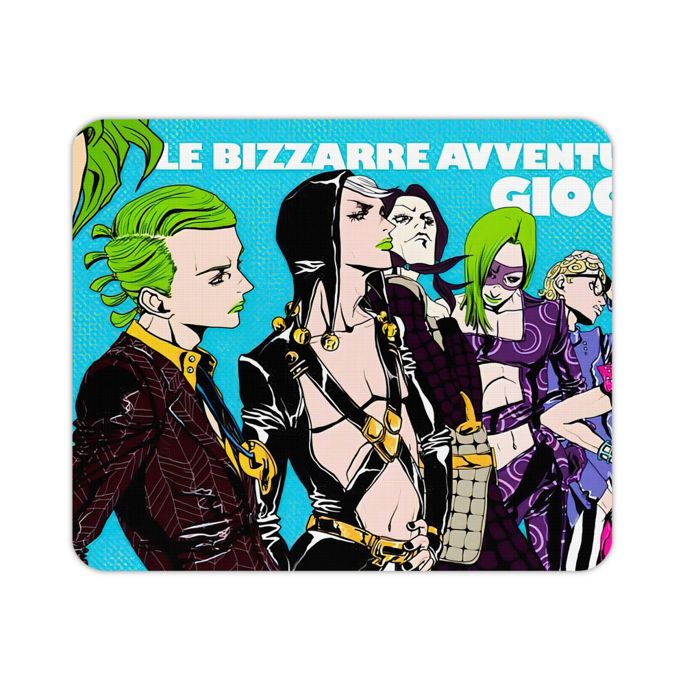 （画像用） ジョジョの奇妙な冒険 JoJo's Bizarre Adventure マウスパッド ステッチ加工 ラバー素材 防水 滑り止め 超薄型 ゲーミング/オフィス対応