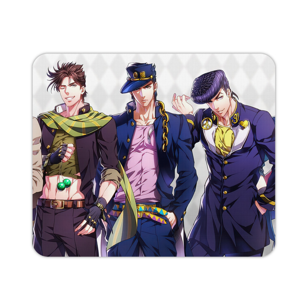 （画像用） ジョジョの奇妙な冒険 JoJo's Bizarre Adventure マウスパッド ステッチ加工 ラバー素材 防水 滑り止め 超薄型 ゲーミング/オフィス対応