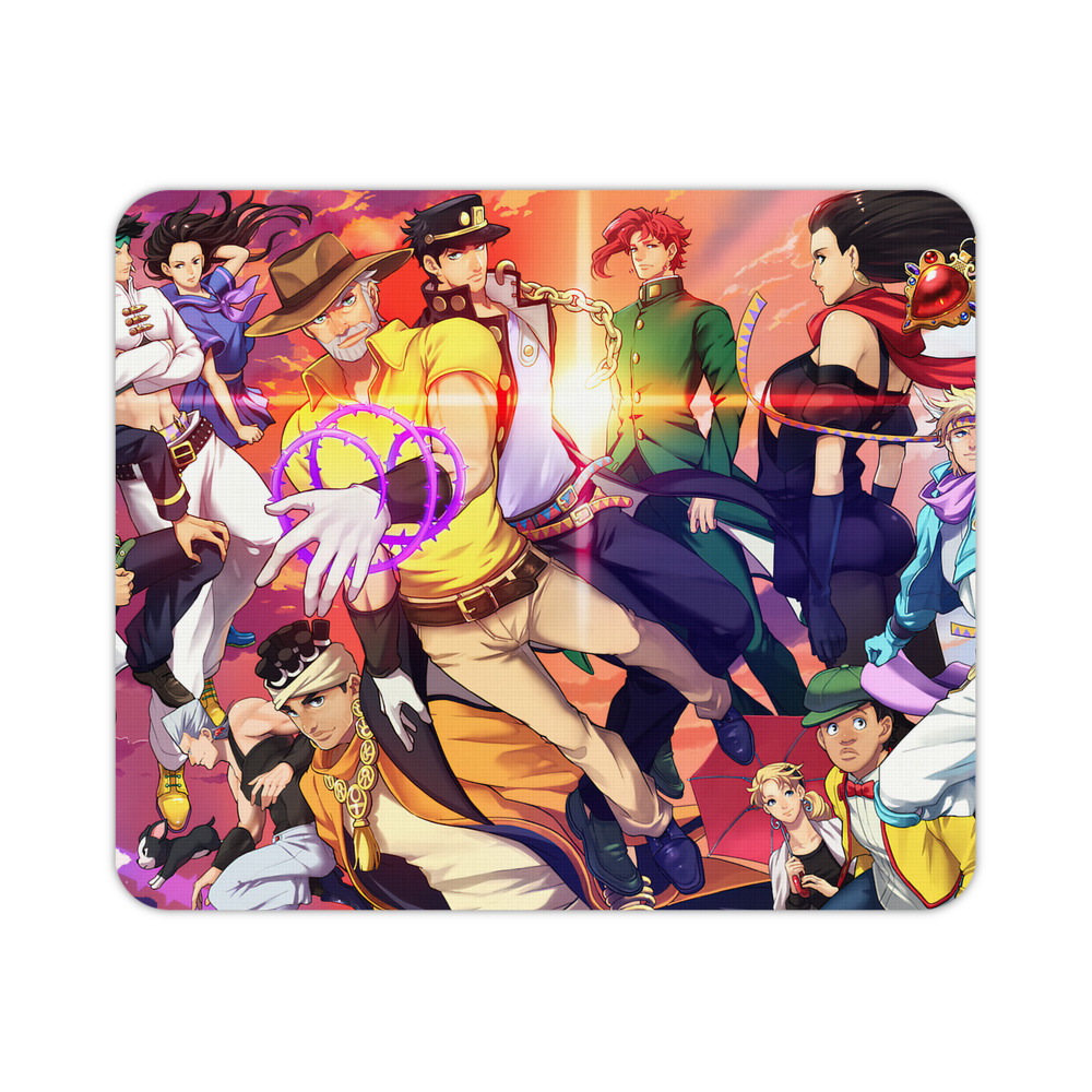 （画像用） ジョジョの奇妙な冒険 JoJo's Bizarre Adventure マウスパッド ステッチ加工 ラバー素材 防水 滑り止め 超薄型 ゲーミング/オフィス対応