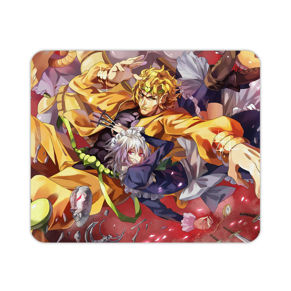 （画像用） ジョジョの奇妙な冒険 JoJo's Bizarre Adventure マウスパッド ステッチ加工 ラバー素材 防水 滑り止め 超薄型 ゲーミング/オフィス対応
