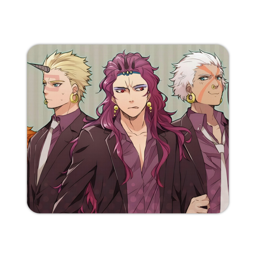 （画像用） ジョジョの奇妙な冒険 JoJo's Bizarre Adventure マウスパッド ステッチ加工 ラバー素材 防水 滑り止め 超薄型 ゲーミング/オフィス対応
