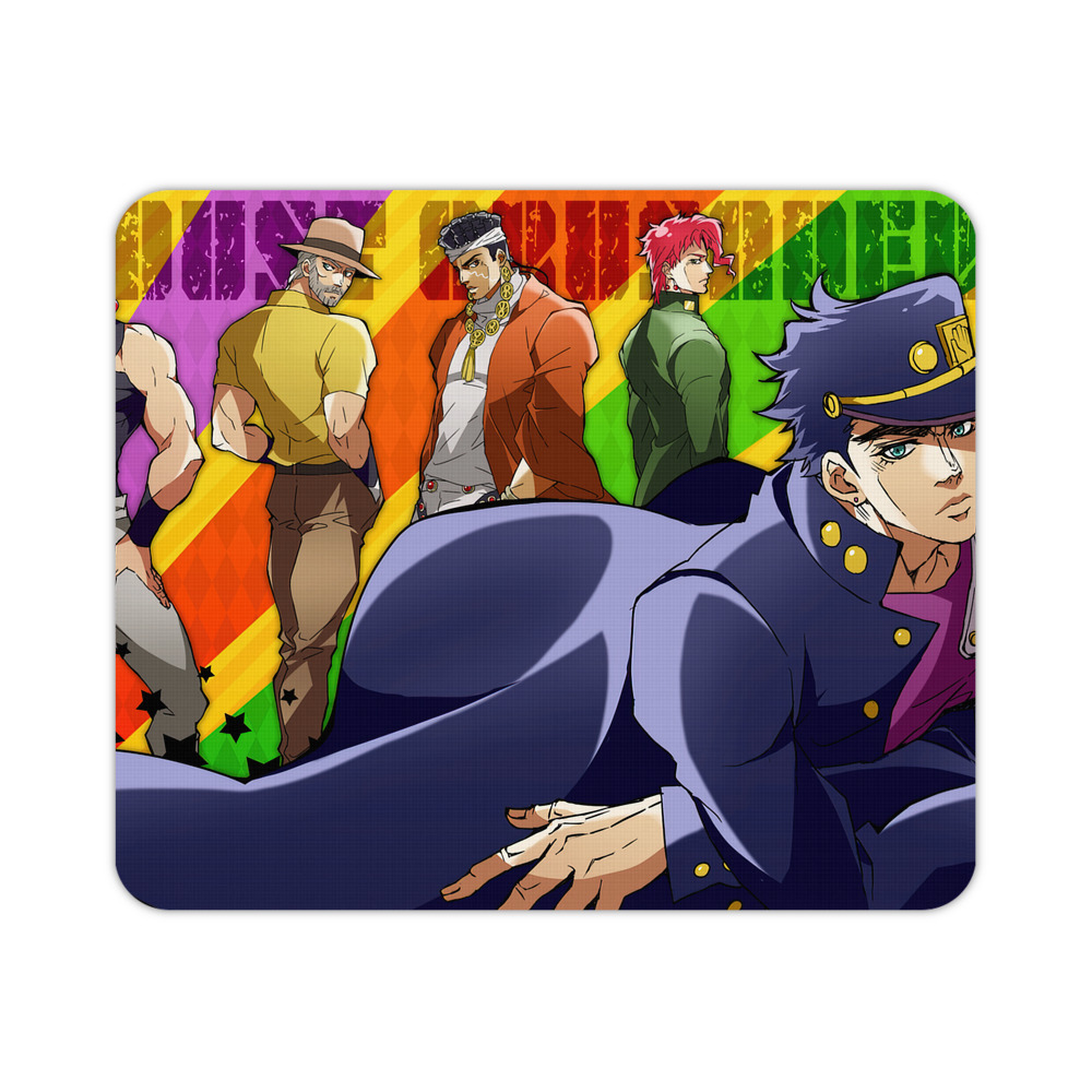 （画像用） ジョジョの奇妙な冒険 JoJo's Bizarre Adventure マウスパッド ステッチ加工 ラバー素材 防水 滑り止め 超薄型 ゲーミング/オフィス対応
