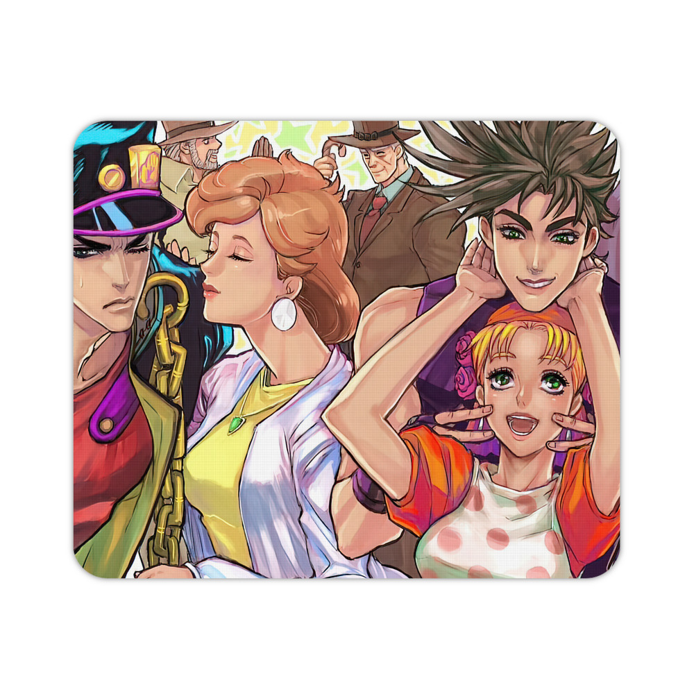 （画像用） ジョジョの奇妙な冒険 JoJo's Bizarre Adventure マウスパッド ステッチ加工 ラバー素材 防水 滑り止め 超薄型 ゲーミング/オフィス対応