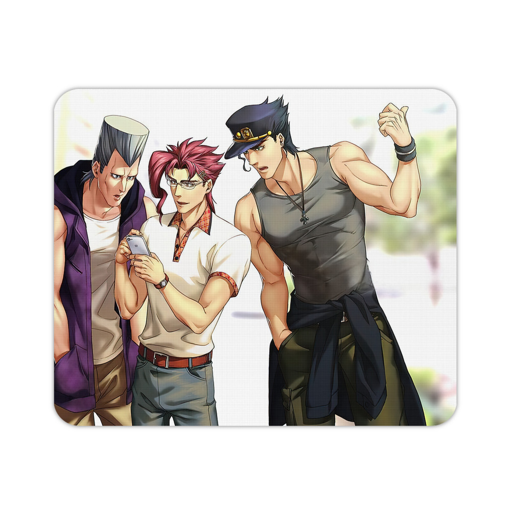 （画像用） ジョジョの奇妙な冒険 JoJo's Bizarre Adventure マウスパッド ステッチ加工 ラバー素材 防水 滑り止め 超薄型 ゲーミング/オフィス対応