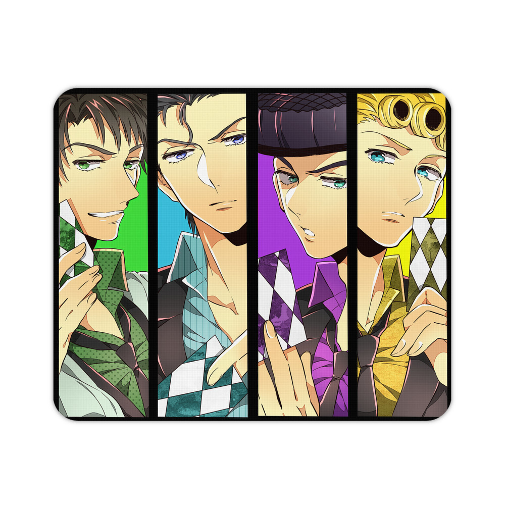 （画像用） ジョジョの奇妙な冒険 JoJo's Bizarre Adventure マウスパッド ステッチ加工 ラバー素材 防水 滑り止め 超薄型 ゲーミング/オフィス対応