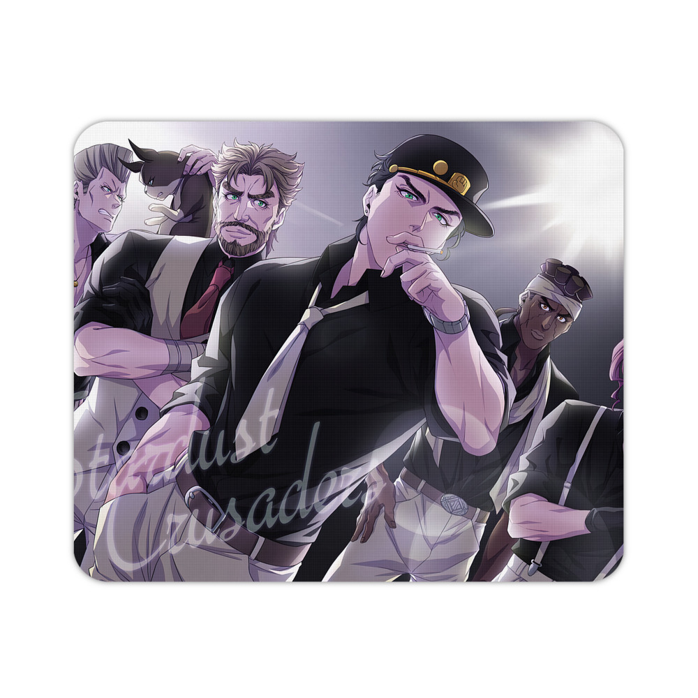 （画像用） ジョジョの奇妙な冒険 JoJo's Bizarre Adventure マウスパッド ステッチ加工 ラバー素材 防水 滑り止め 超薄型 ゲーミング/オフィス対応