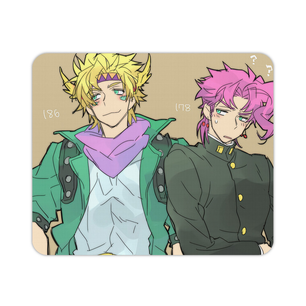 （画像用） ジョジョの奇妙な冒険 JoJo's Bizarre Adventure マウスパッド ステッチ加工 ラバー素材 防水 滑り止め 超薄型 ゲーミング/オフィス対応