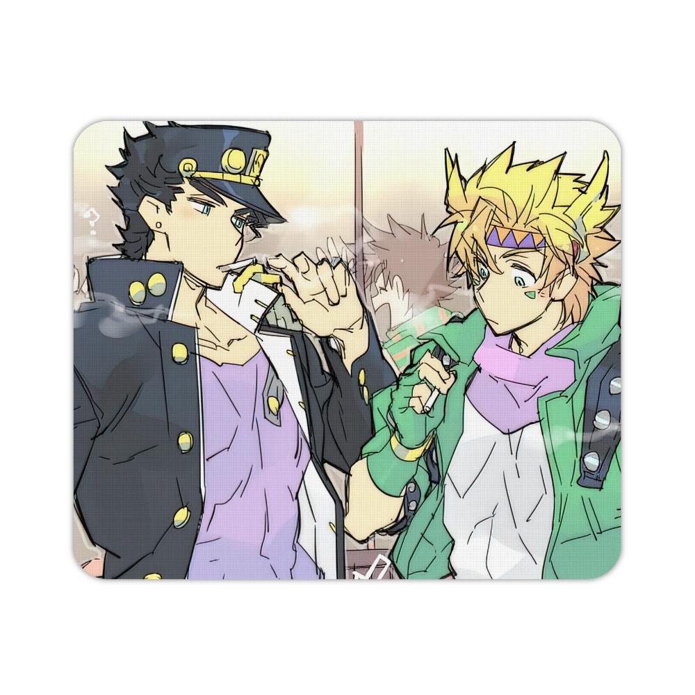 （画像用） ジョジョの奇妙な冒険 JoJo's Bizarre Adventure マウスパッド ステッチ加工 ラバー素材 防水 滑り止め 超薄型 ゲーミング/オフィス対応