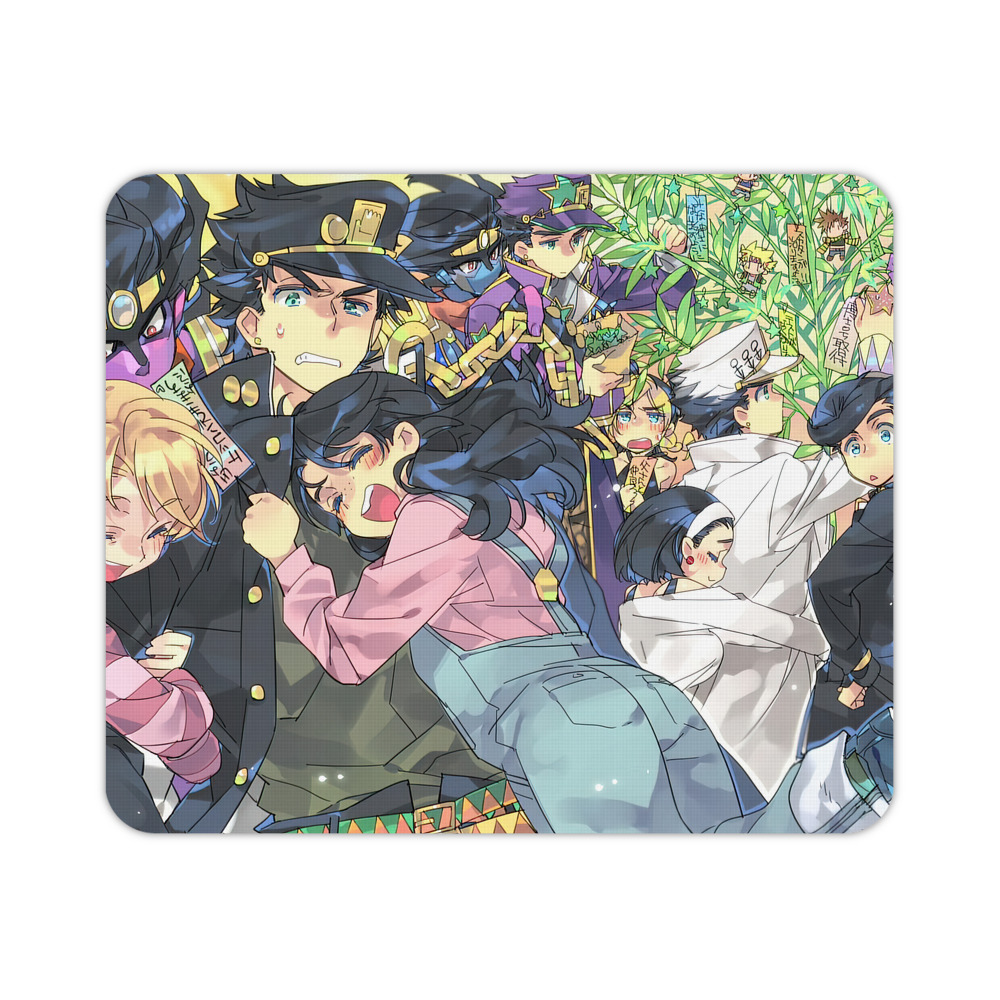 （画像用） ジョジョの奇妙な冒険 JoJo's Bizarre Adventure マウスパッド ステッチ加工 ラバー素材 防水 滑り止め 超薄型 ゲーミング/オフィス対応