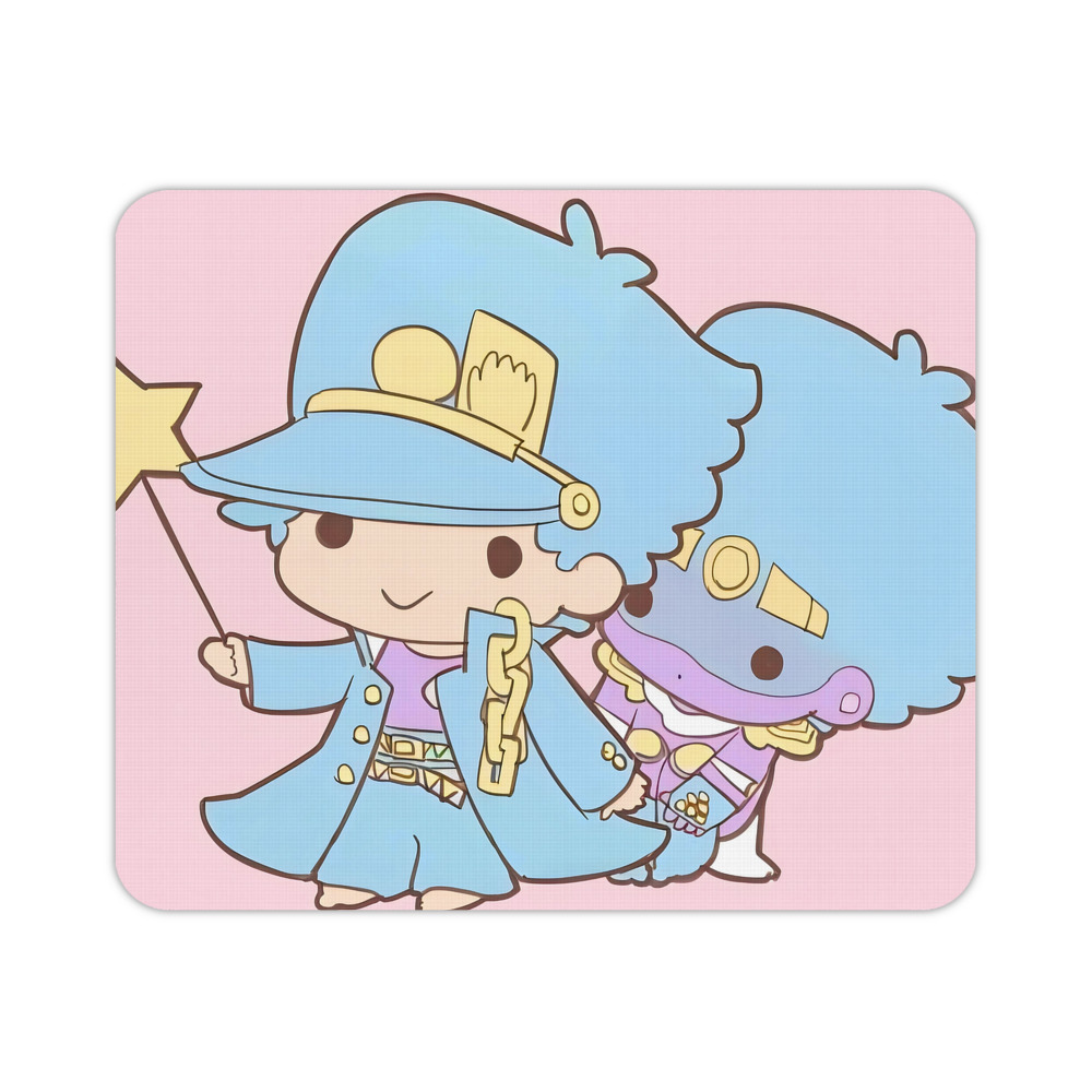 （画像用） ジョジョの奇妙な冒険 JoJo's Bizarre Adventure マウスパッド ステッチ加工 ラバー素材 防水 滑り止め 超薄型 ゲーミング/オフィス対応