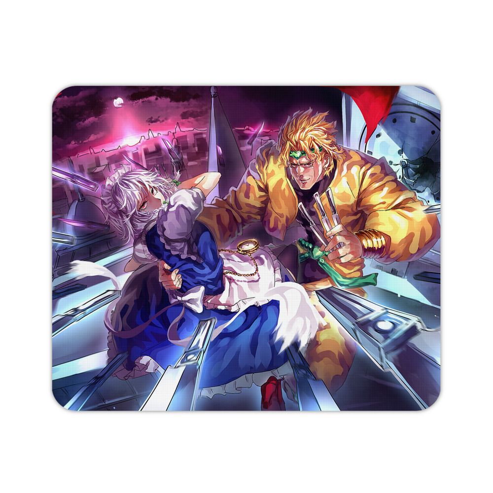 （画像用） ジョジョの奇妙な冒険 JoJo's Bizarre Adventure マウスパッド ステッチ加工 ラバー素材 防水 滑り止め 超薄型 ゲーミング/オフィス対応