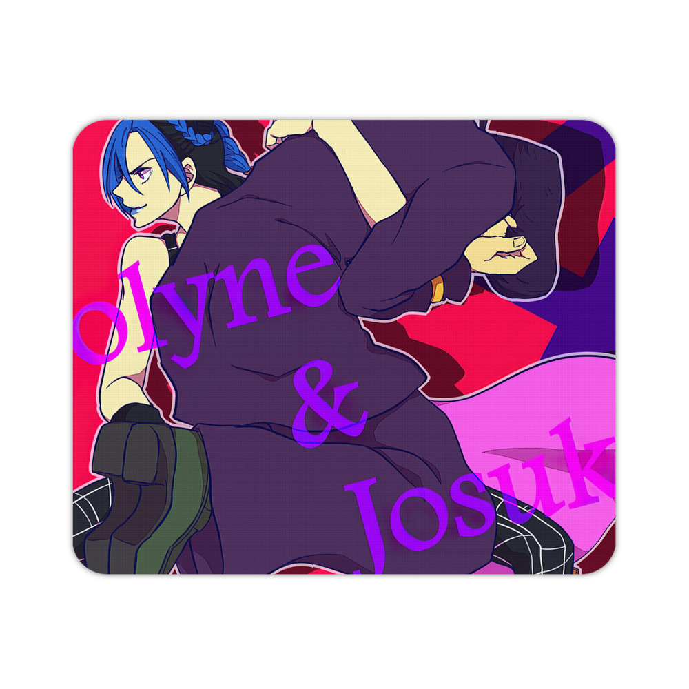 （画像用） ジョジョの奇妙な冒険 JoJo's Bizarre Adventure マウスパッド ステッチ加工 ラバー素材 防水 滑り止め 超薄型 ゲーミング/オフィス対応
