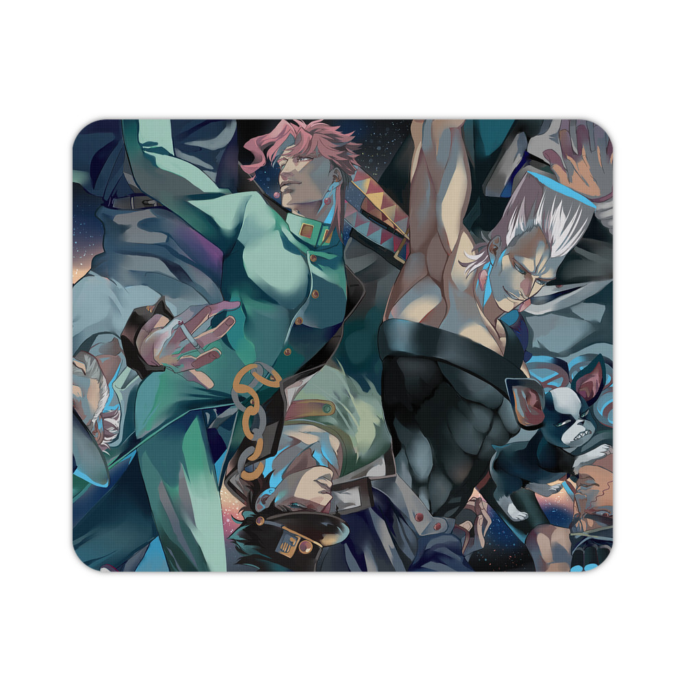 （画像用） ジョジョの奇妙な冒険 JoJo's Bizarre Adventure マウスパッド ステッチ加工 ラバー素材 防水 滑り止め 超薄型 ゲーミング/オフィス対応