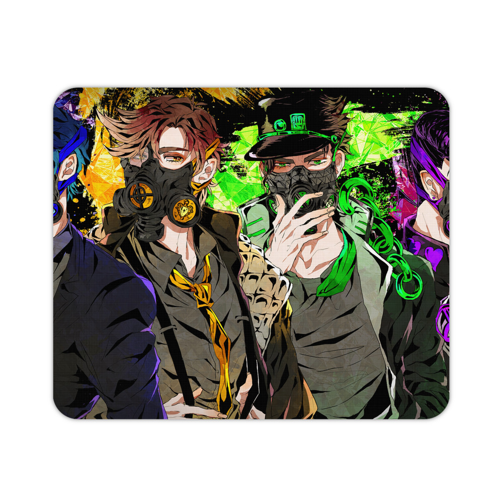 （画像用） ジョジョの奇妙な冒険 JoJo's Bizarre Adventure マウスパッド ステッチ加工 ラバー素材 防水 滑り止め 超薄型 ゲーミング/オフィス対応