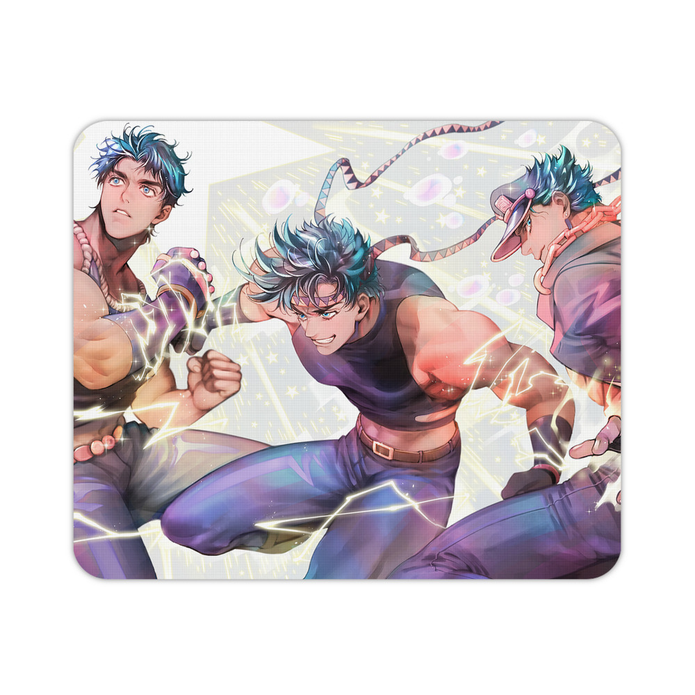 （画像用） ジョジョの奇妙な冒険 JoJo's Bizarre Adventure マウスパッド ステッチ加工 ラバー素材 防水 滑り止め 超薄型 ゲーミング/オフィス対応