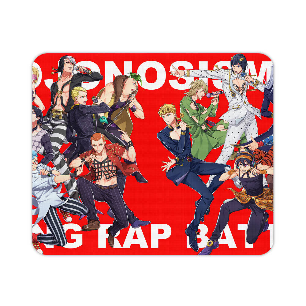 （画像用） ジョジョの奇妙な冒険 JoJo's Bizarre Adventure マウスパッド ステッチ加工 ラバー素材 防水 滑り止め 超薄型 ゲーミング/オフィス対応