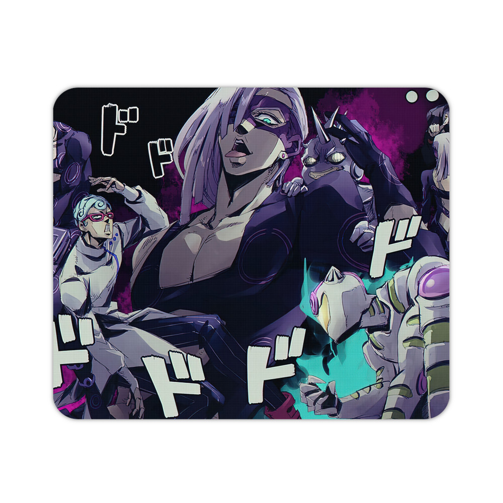 （画像用） ジョジョの奇妙な冒険 JoJo's Bizarre Adventure マウスパッド ステッチ加工 ラバー素材 防水 滑り止め 超薄型 ゲーミング/オフィス対応