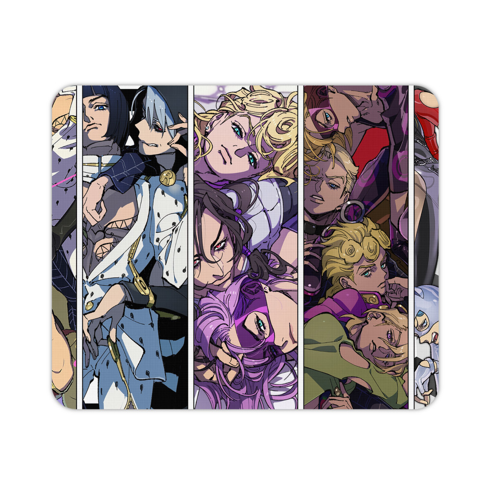 （画像用） ジョジョの奇妙な冒険 JoJo's Bizarre Adventure マウスパッド ステッチ加工 ラバー素材 防水 滑り止め 超薄型 ゲーミング/オフィス対応