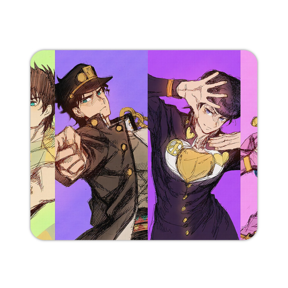 （画像用） ジョジョの奇妙な冒険 JoJo's Bizarre Adventure マウスパッド ステッチ加工 ラバー素材 防水 滑り止め 超薄型 ゲーミング/オフィス対応