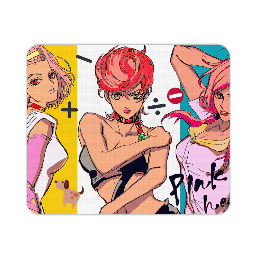 （画像用） ジョジョの奇妙な冒険 JoJo's Bizarre Adventure マウスパッド ステッチ加工 ラバー素材 防水 滑り止め 超薄型 ゲーミング/オフィス対応