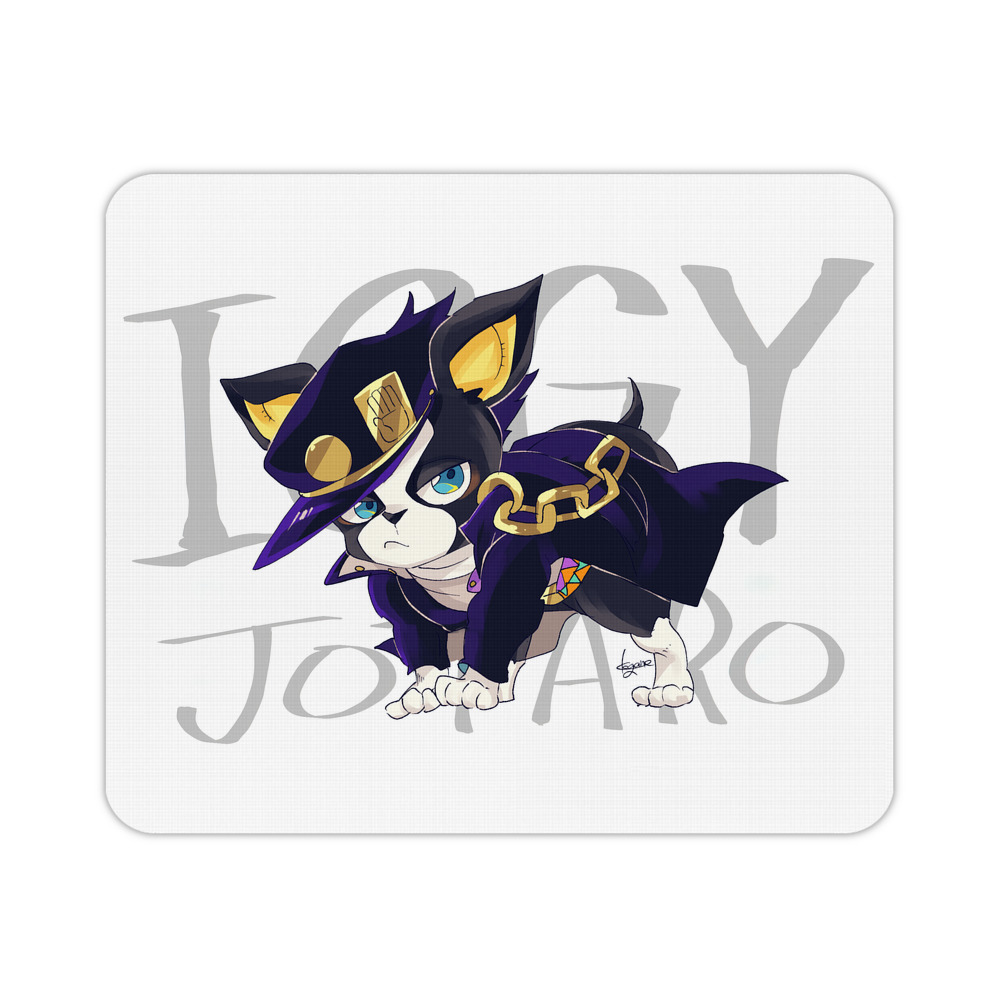 （画像用） ジョジョの奇妙な冒険 JoJo's Bizarre Adventure マウスパッド ステッチ加工 ラバー素材 防水 滑り止め 超薄型 ゲーミング/オフィス対応