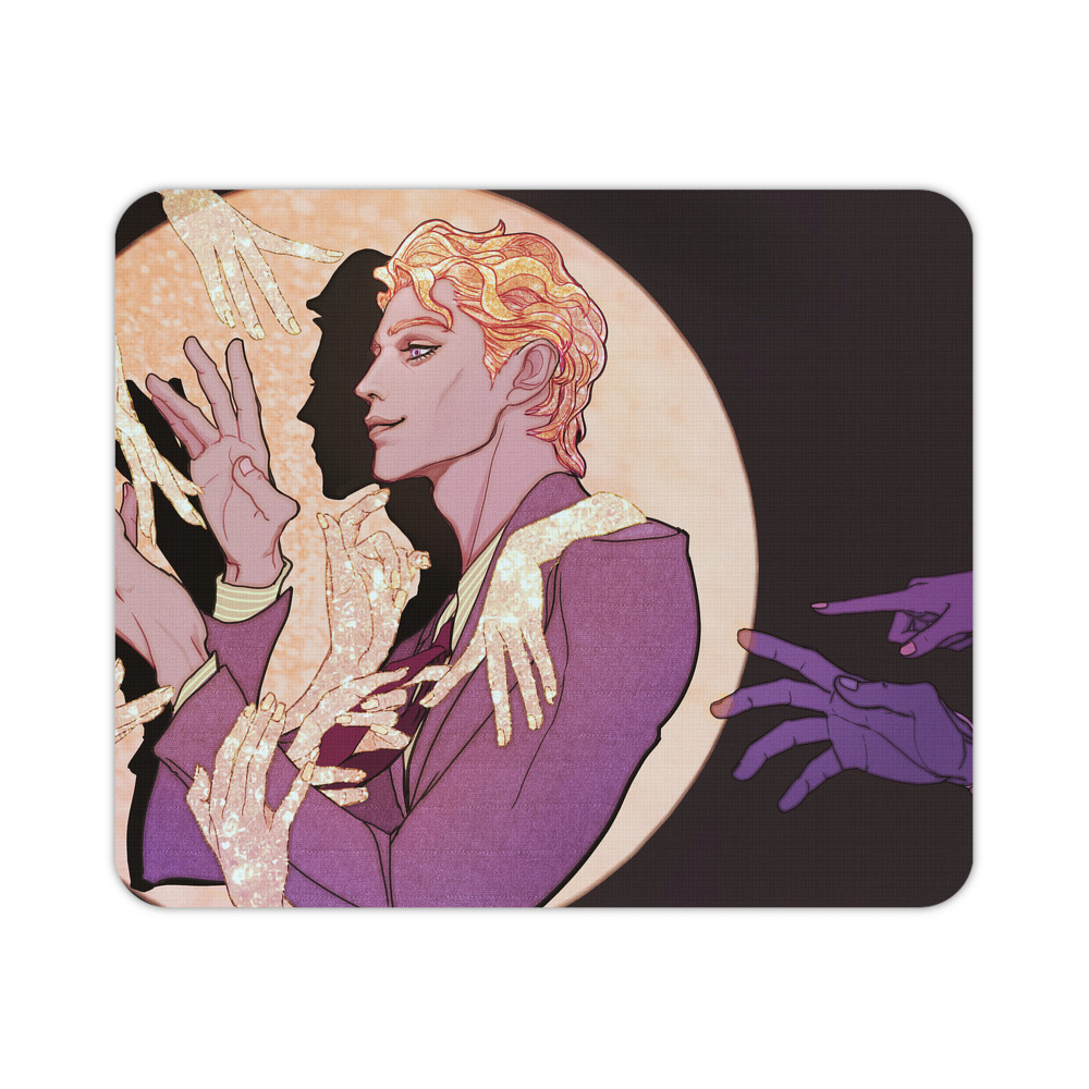 （画像用） ジョジョの奇妙な冒険 JoJo's Bizarre Adventure マウスパッド ステッチ加工 ラバー素材 防水 滑り止め 超薄型 ゲーミング/オフィス対応