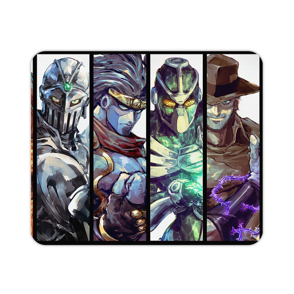 （画像用） ジョジョの奇妙な冒険 JoJo's Bizarre Adventure マウスパッド ステッチ加工 ラバー素材 防水 滑り止め 超薄型 ゲーミング/オフィス対応