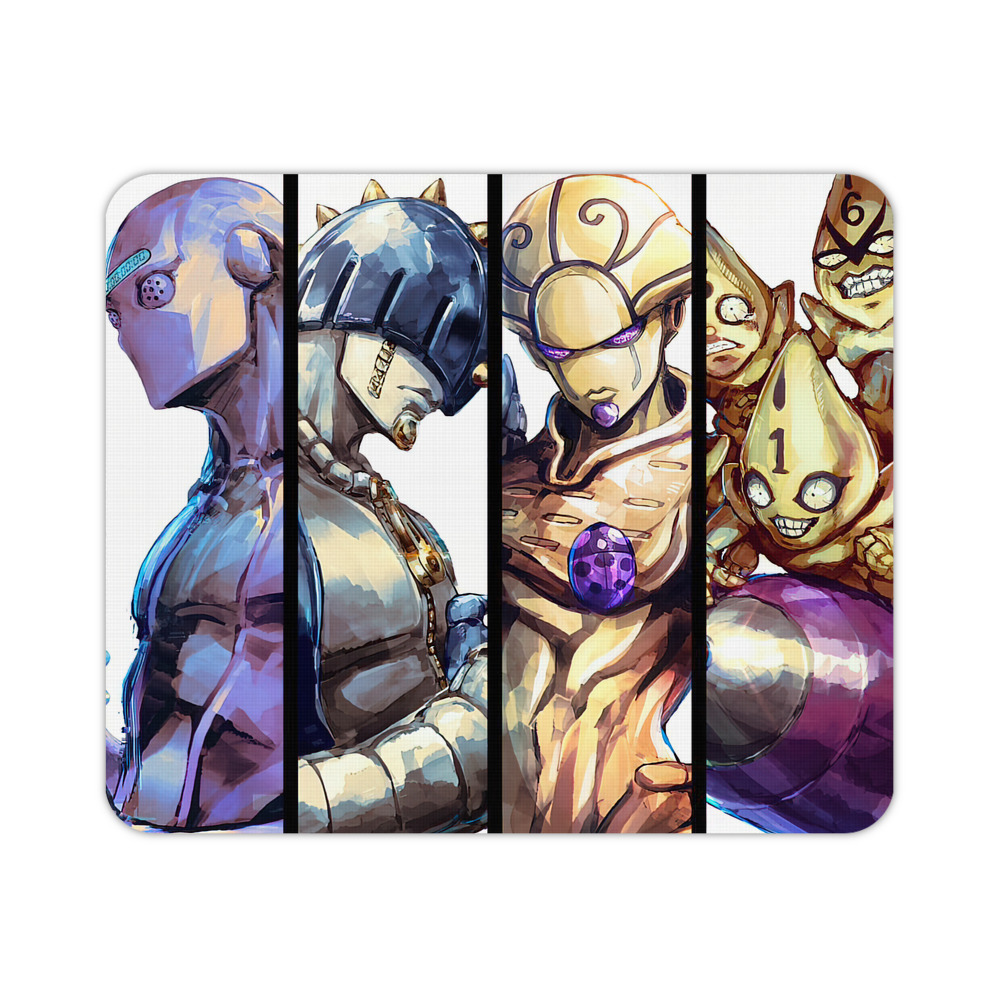 （画像用） ジョジョの奇妙な冒険 JoJo's Bizarre Adventure マウスパッド ステッチ加工 ラバー素材 防水 滑り止め 超薄型 ゲーミング/オフィス対応