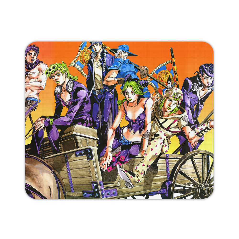 （画像用） ジョジョの奇妙な冒険 JoJo's Bizarre Adventure マウスパッド ステッチ加工 ラバー素材 防水 滑り止め 超薄型 ゲーミング/オフィス対応