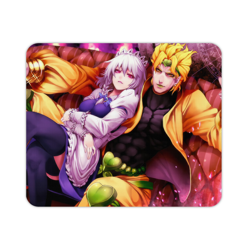 （画像用） ジョジョの奇妙な冒険 JoJo's Bizarre Adventure マウスパッド ステッチ加工 ラバー素材 防水 滑り止め 超薄型 ゲーミング/オフィス対応