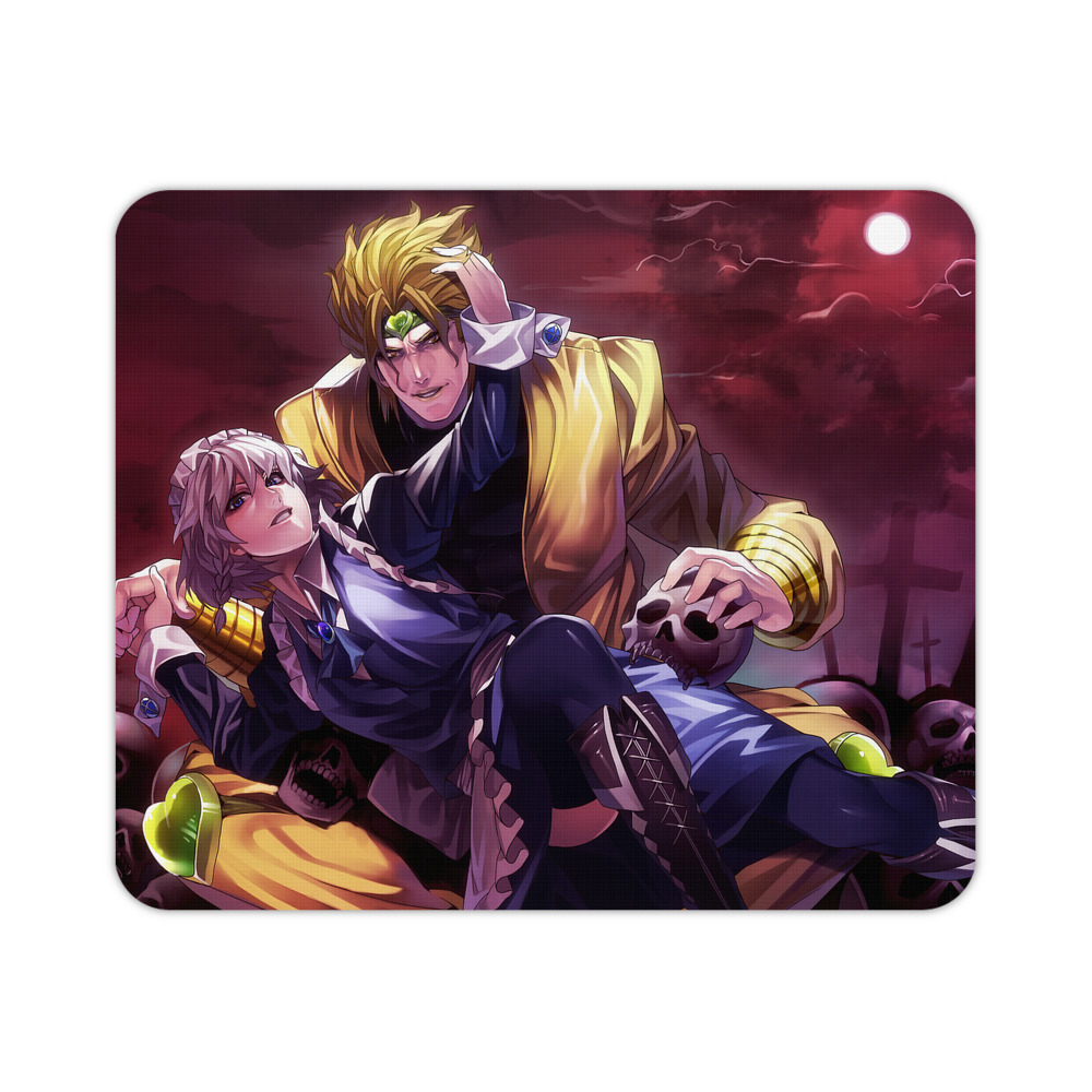 （画像用） ジョジョの奇妙な冒険 JoJo's Bizarre Adventure マウスパッド ステッチ加工 ラバー素材 防水 滑り止め 超薄型 ゲーミング/オフィス対応