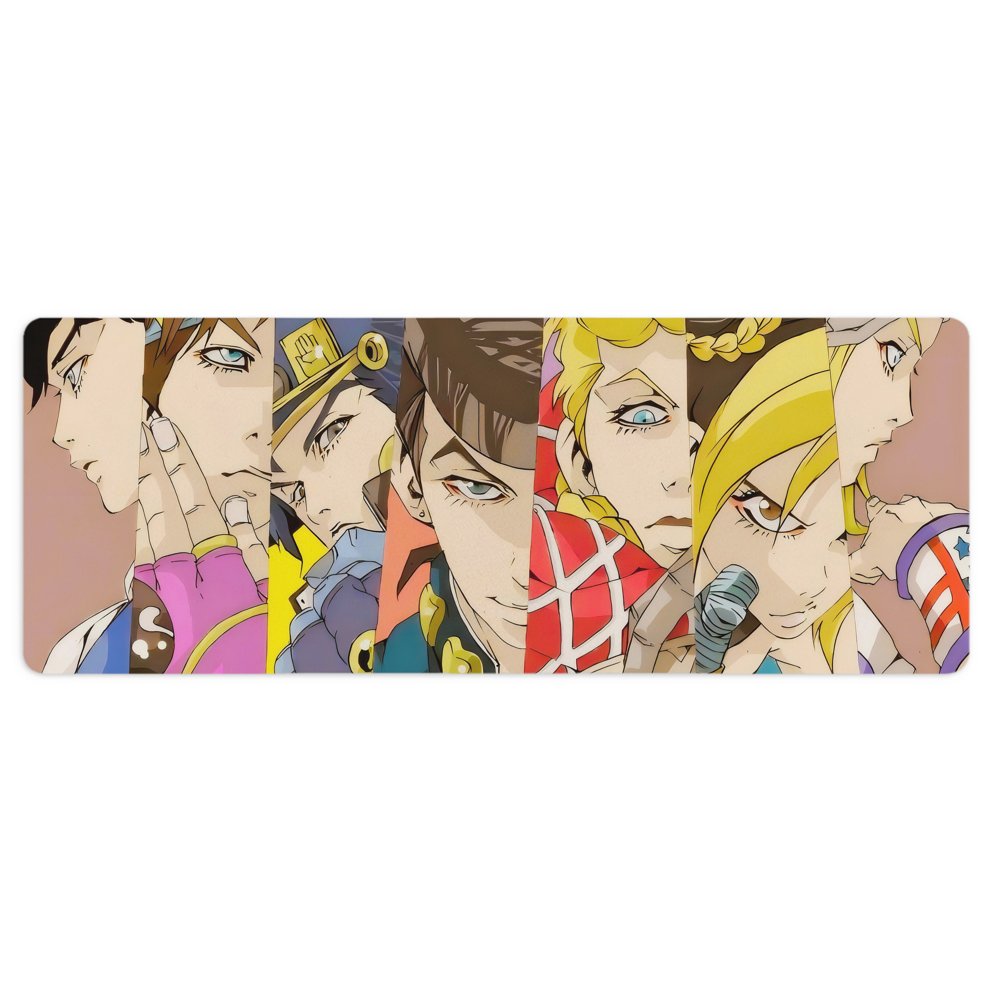 （画像用） ジョジョの奇妙な冒険 JoJo's Bizarre Adventure ステッチ加工 大判デスクマット／滑り止めマウスパッド