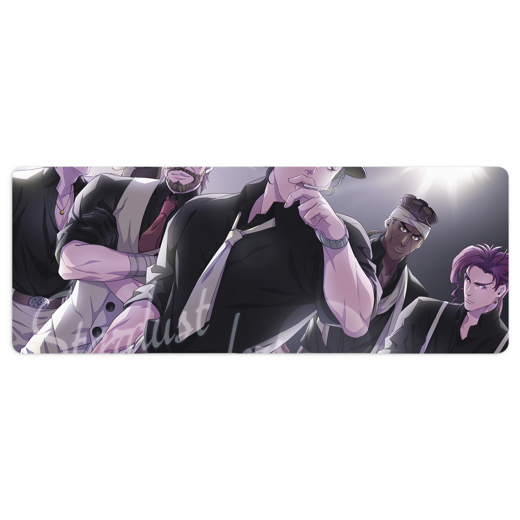 （画像用） ジョジョの奇妙な冒険 JoJo's Bizarre Adventure ステッチ加工 大判デスクマット／滑り止めマウスパッド