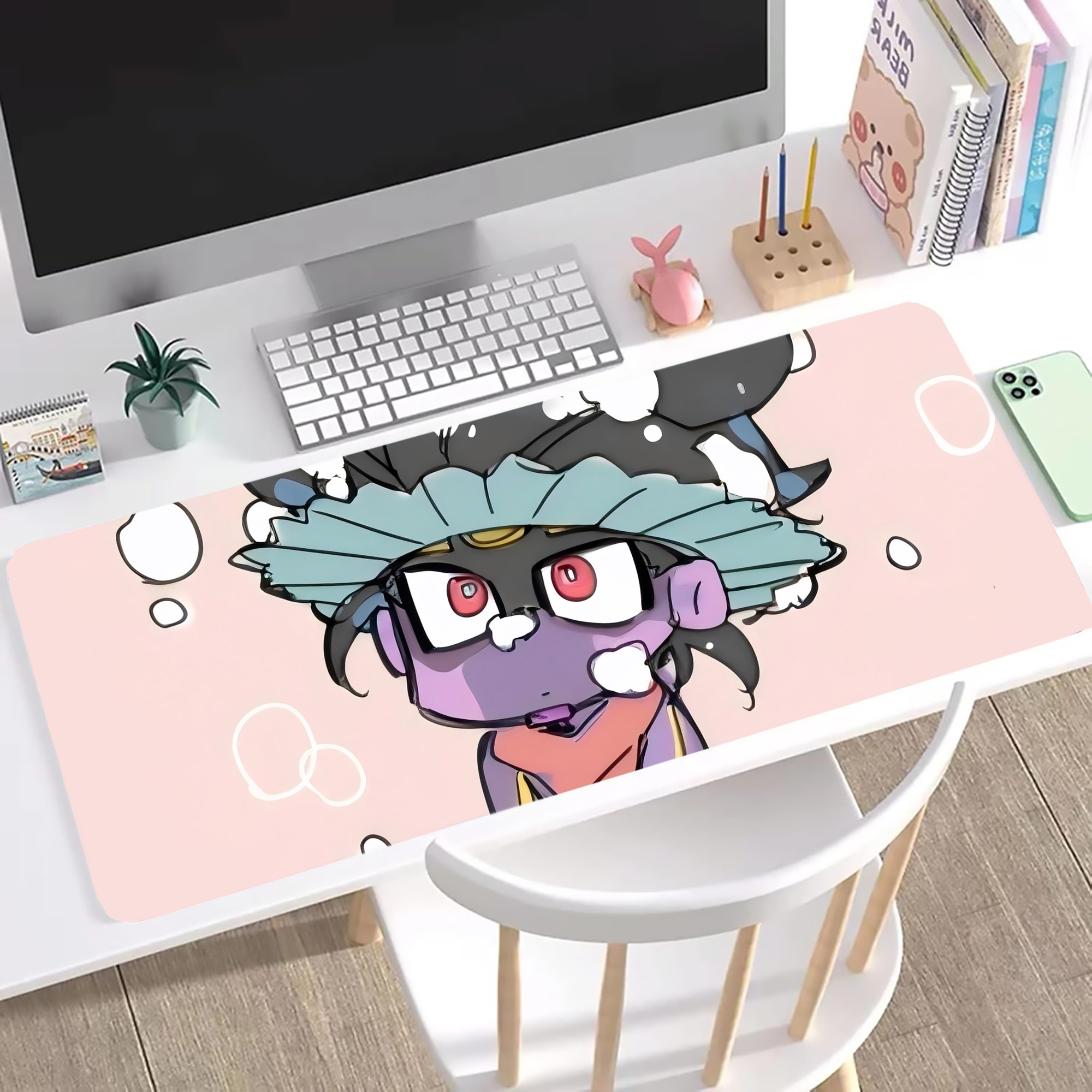 （画像用） ジョジョの奇妙な冒険 JoJo's Bizarre Adventure ステッチ加工 大判デスクマット／滑り止めマウスパッド