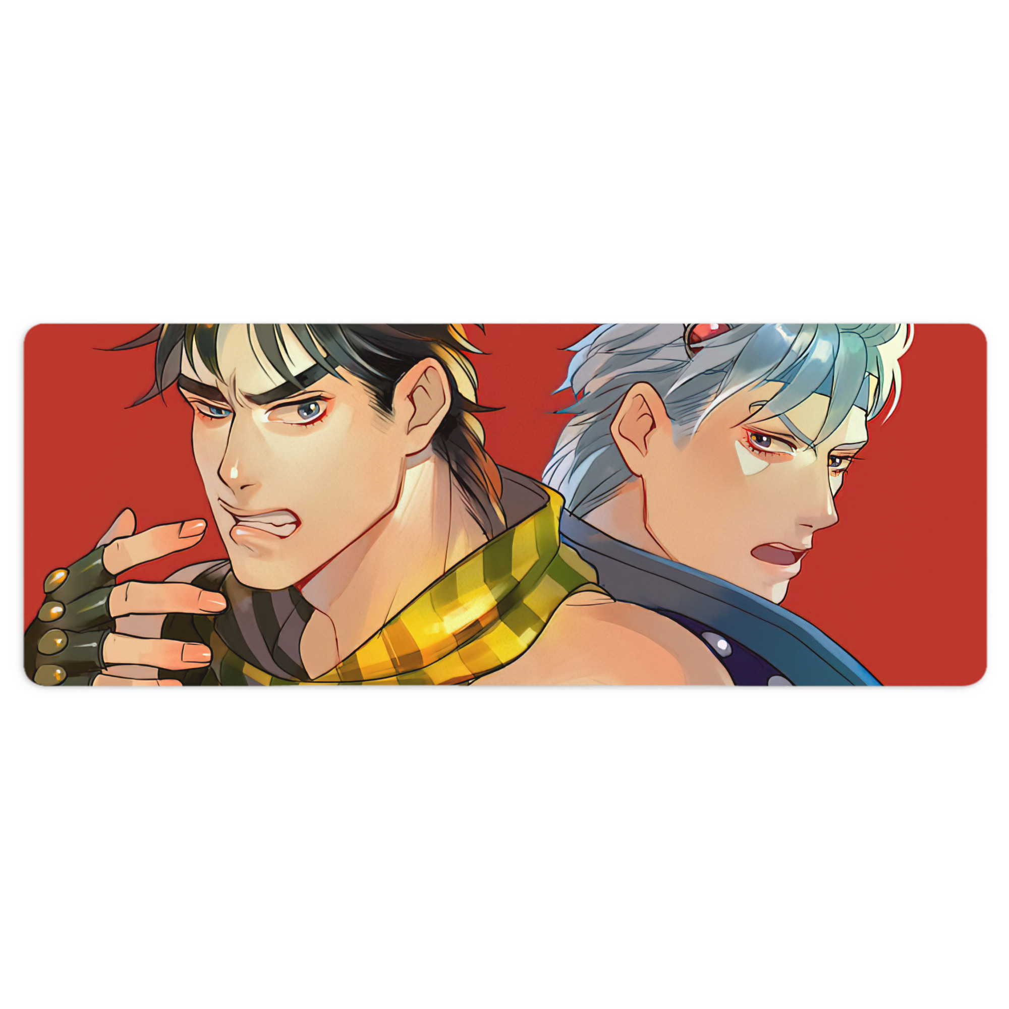（画像用） ジョジョの奇妙な冒険 JoJo's Bizarre Adventure ステッチ加工 大判デスクマット／滑り止めマウスパッド