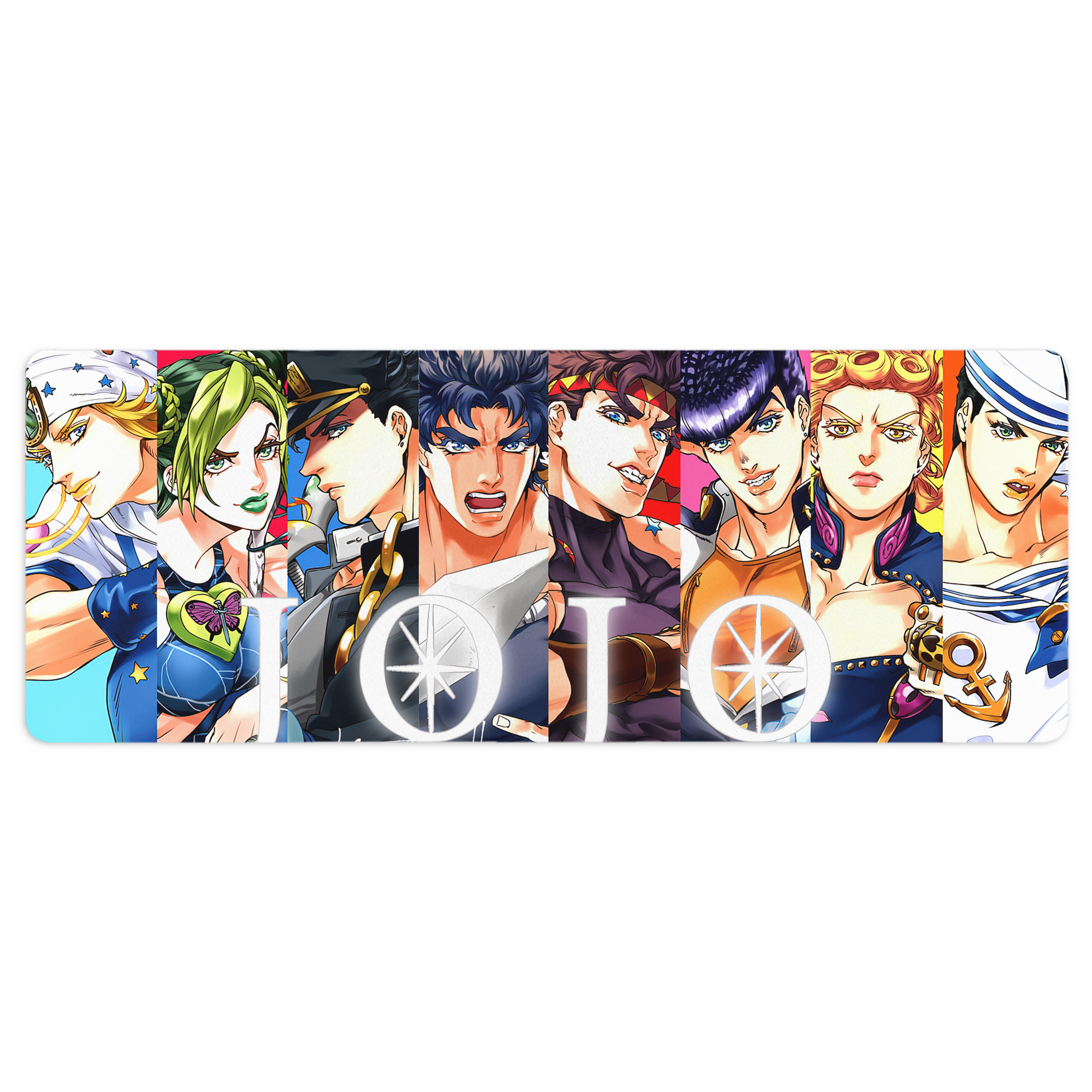 （画像用） ジョジョの奇妙な冒険 JoJo's Bizarre Adventure ステッチ加工 大判デスクマット／滑り止めマウスパッド