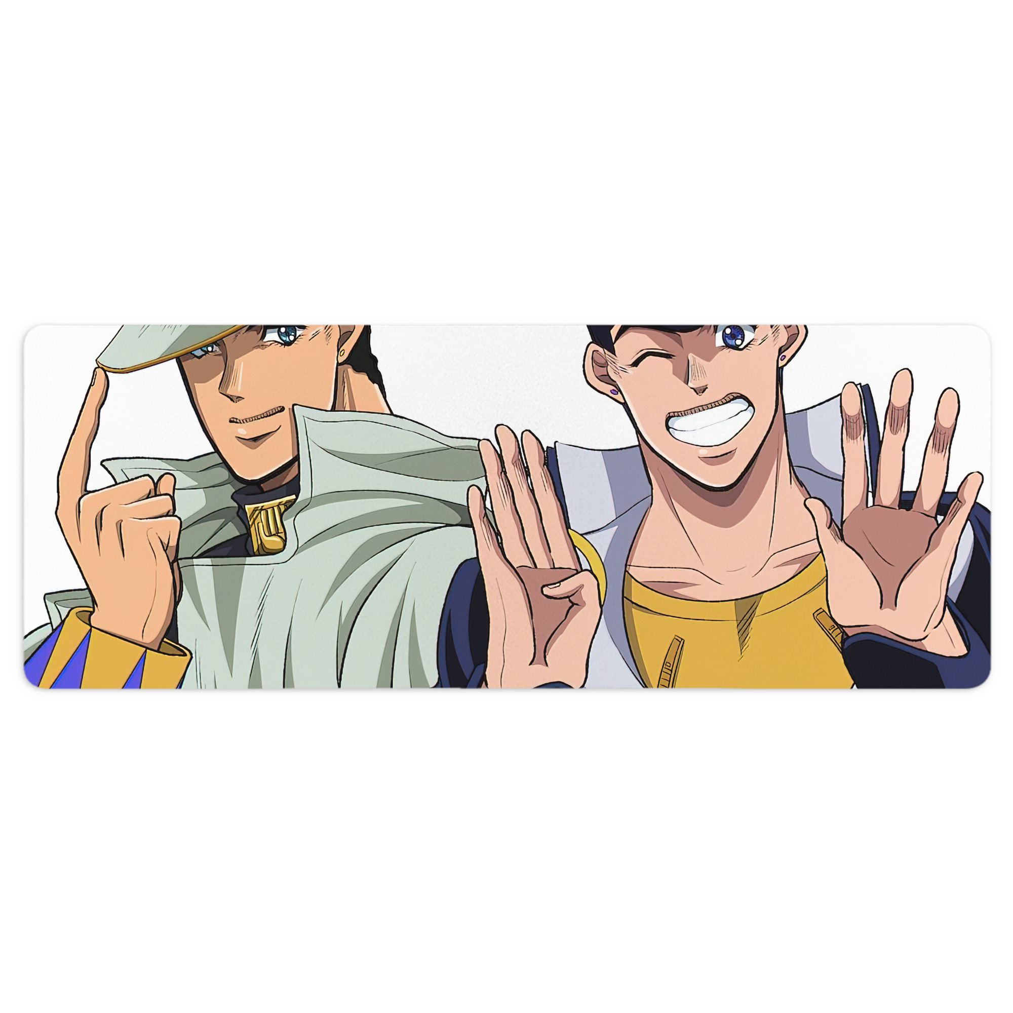 （画像用） ジョジョの奇妙な冒険 JoJo's Bizarre Adventure ステッチ加工 大判デスクマット／滑り止めマウスパッド