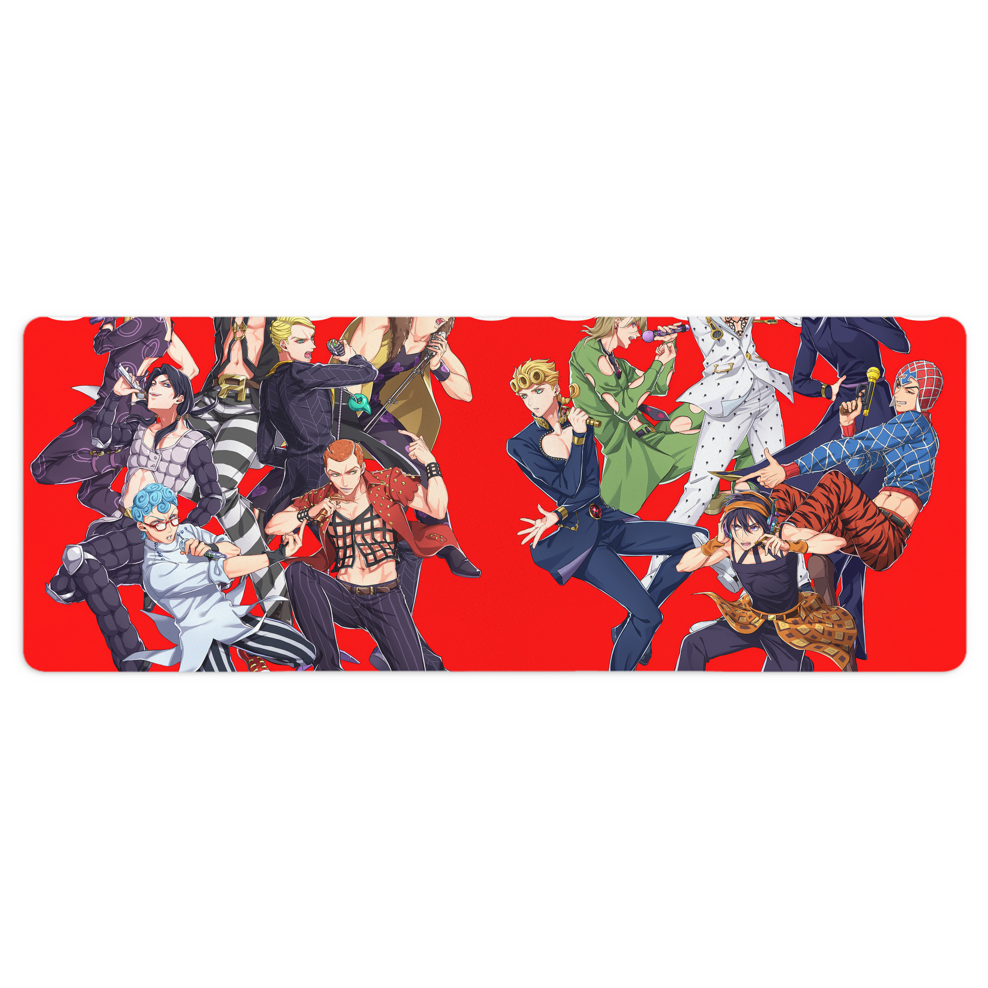 （画像用） ジョジョの奇妙な冒険 JoJo's Bizarre Adventure ステッチ加工 大判デスクマット／滑り止めマウスパッド