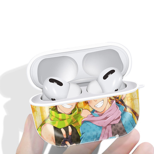 ジョジョの奇妙な冒険 JoJo's Bizarre Adventure 【AirPods Pro用】ハードシェル保護ケース 耐衝撃・防指紋・カラビナ付き商品仕様
