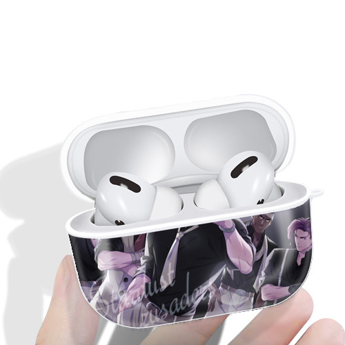ジョジョの奇妙な冒険 JoJo's Bizarre Adventure 【AirPods Pro用】ハードシェル保護ケース 耐衝撃・防指紋・カラビナ付き商品仕様
